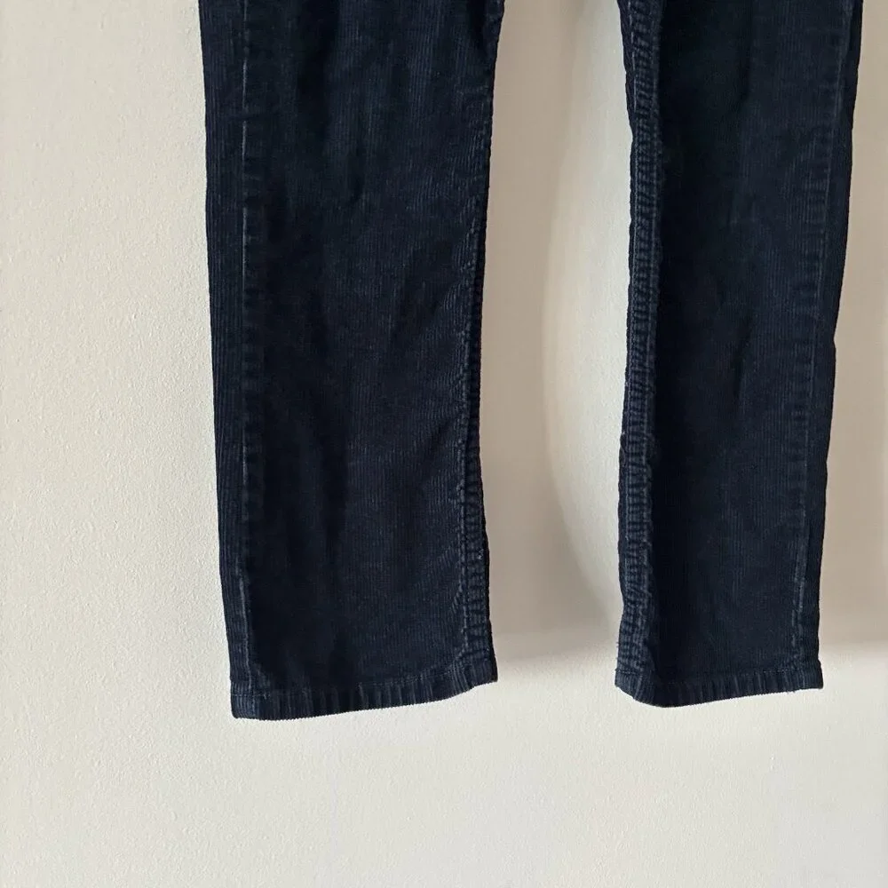 Gap Kids Blue Corduroy Pants Size 7 Straight Fit Holiday Christmas Church School